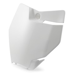 Zeige Details für Startnummerntafel weiß Bild von Startnummerntafel weiß