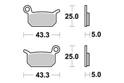 Bild von SBS RACING Bremsklotz 794RSI OffR.Sinter