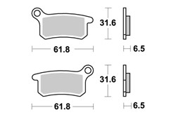 Zeige Details für SBS Bremsklotz 783SI Offroad Sinter Bild von SBS Bremsklotz 783SI Offroad Sinter