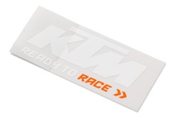 Zeige Details für LOGO STICKER WHITE Bild von LOGO STICKER WHITE