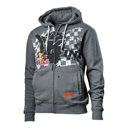 Zeige Details für Overspray Zip Hoodie Grey Bild von Overspray Zip Hoodie Grey