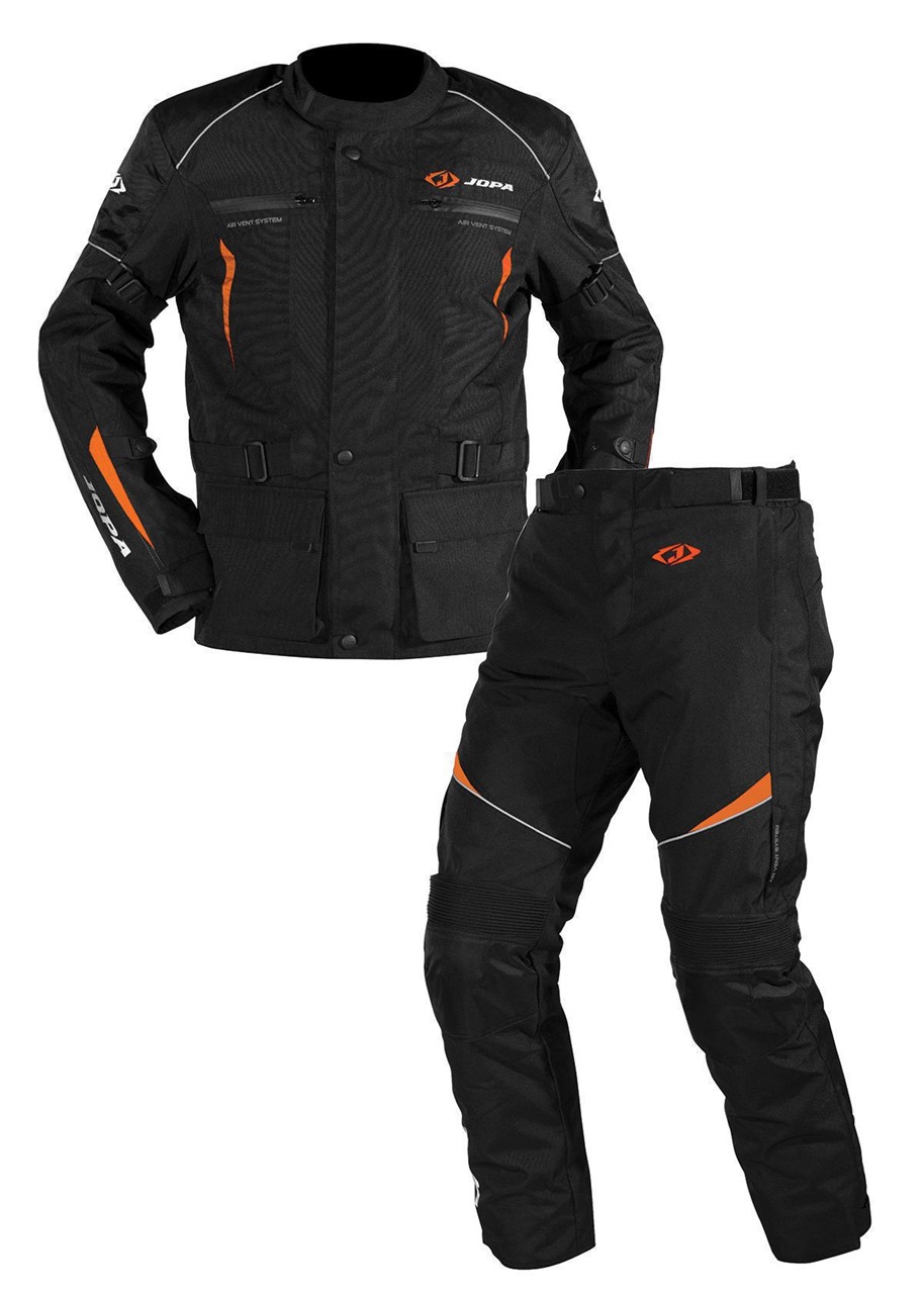 Jopa Omega V2 suits (Jack+Pants) Black-Orange