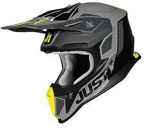 JUST1 Helmet J18 Pulsar Fluo Yellow-Grey-Black