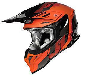 JUST1 Helmet J39 Reactor Fluo Orange-Black