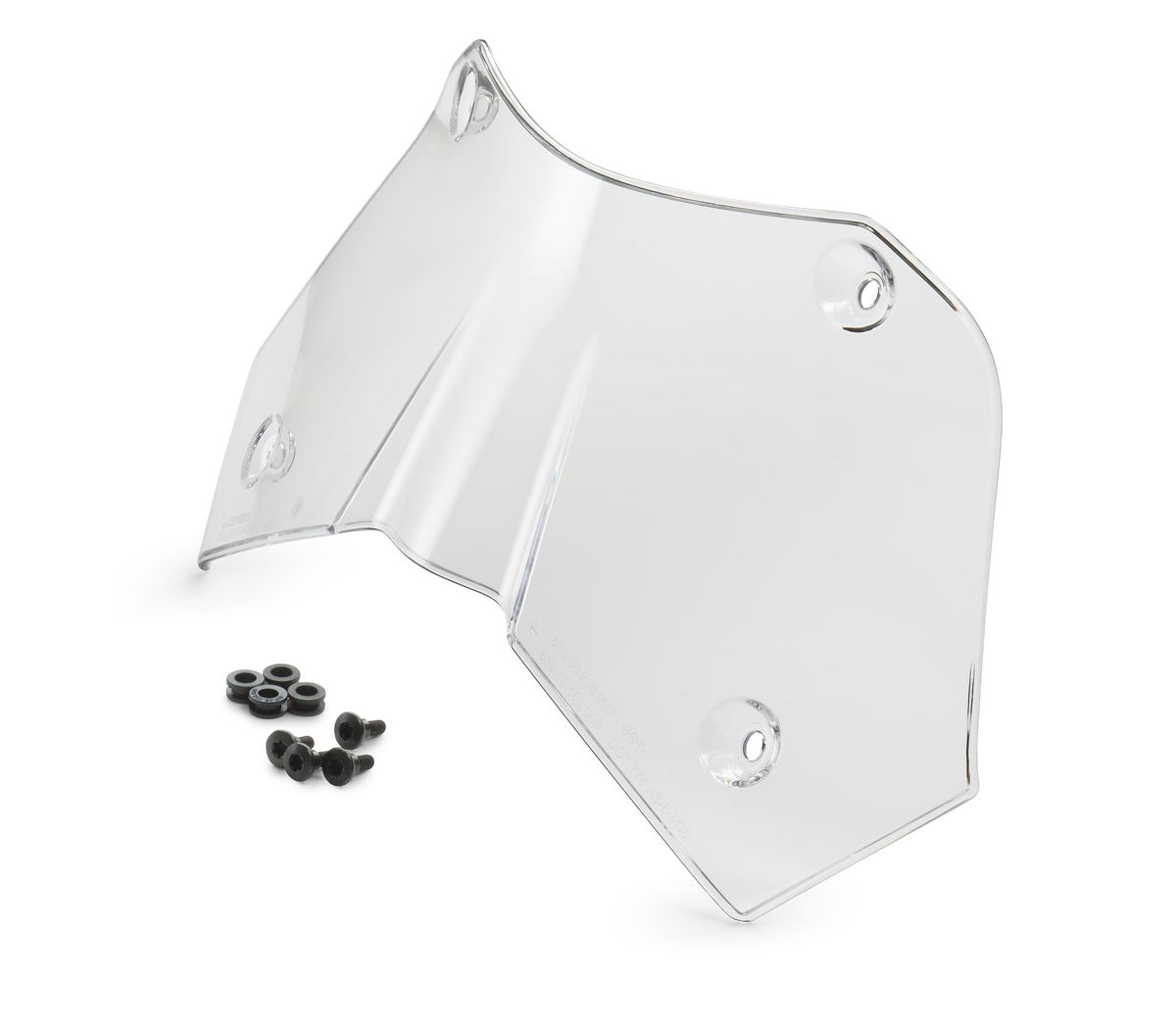 Windschild niedrig
