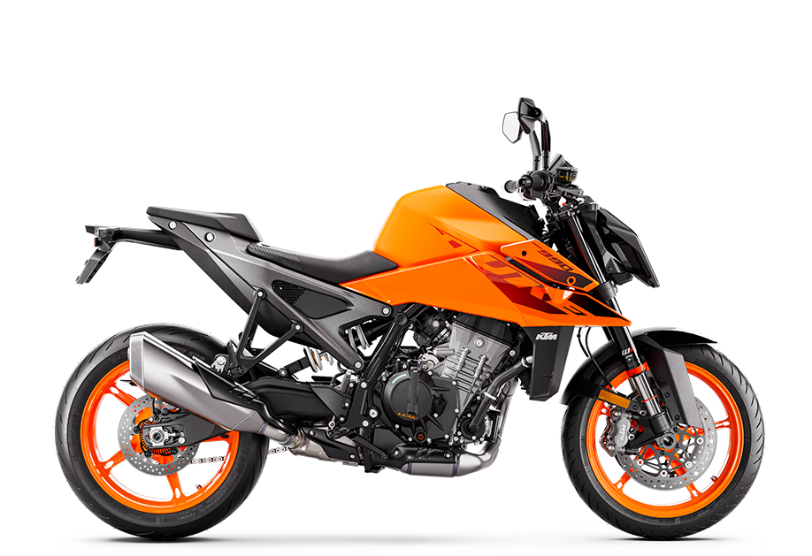 KTM 990 Duke orange
