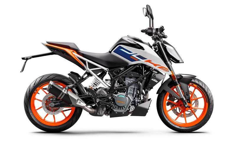 KTM 125 Duke white 2023