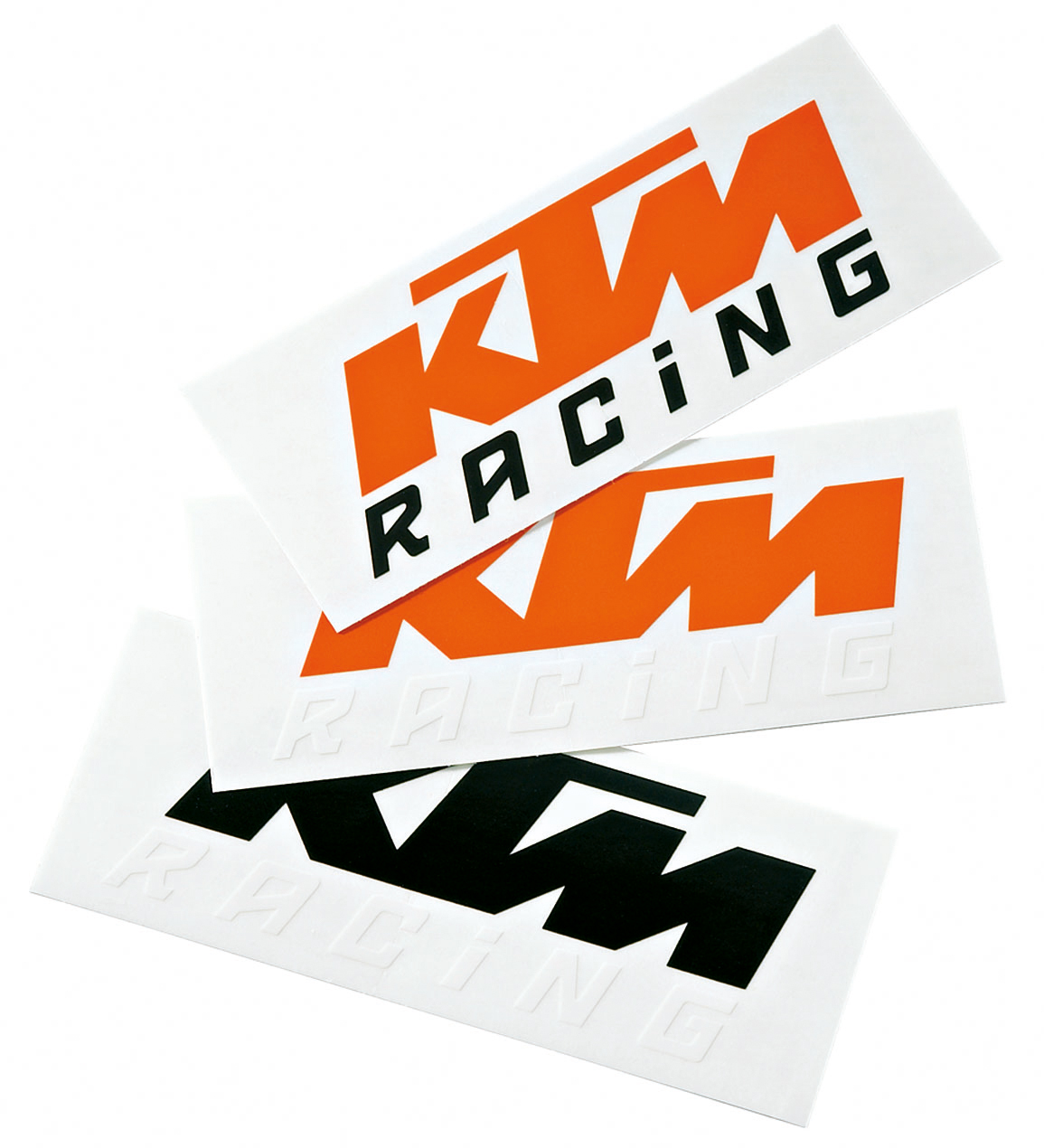 LOGO STICKER ORANGE/WHITE