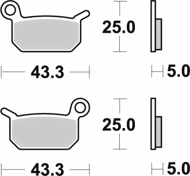Bild von SBS Bremsklotz 794SI Offr