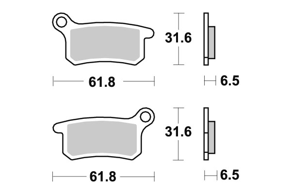 Bild von SBS Bremsklotz 783SI Offr
