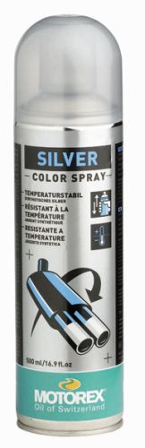 MOTOREX Kunststofflackfarbe silber 500ml