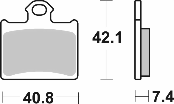 Bild von SBS Bremsklotz 872SI Offr