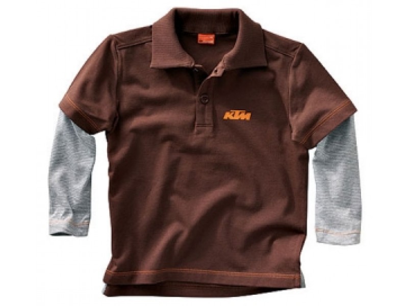 KIDS FISH LONGSLEEVE POLO 116