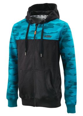 CAMOU ZIP HOODIE XS