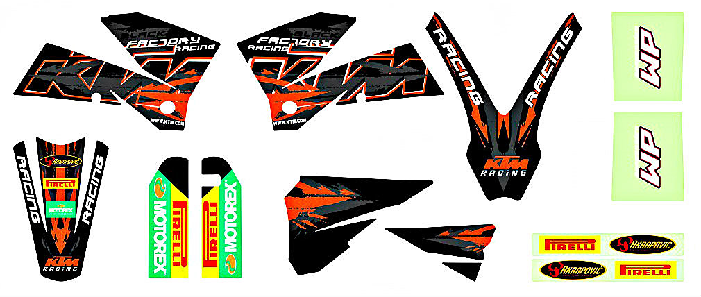 BLACK GRAPHIC KIT