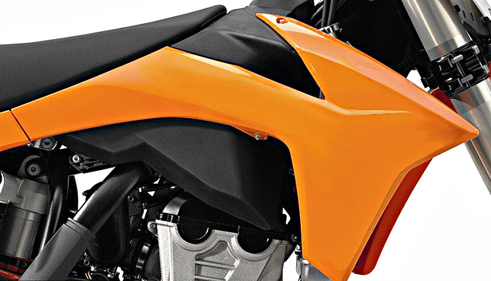 KTM - Spoiler Set "Orange" SX (Ab 2011)  EXC (Ab 2012)