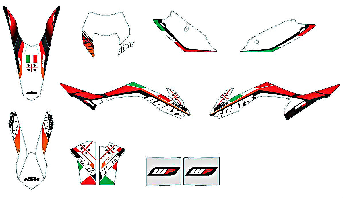 Bild von GRAFIK KIT SIX-DAYS ITALI
