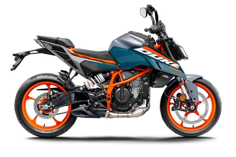 Bild von KTM 390 Duke blue 2024